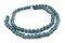 TheBeadChest Ancient-Style Java Glass Beads, Round Indonesian Handmade Fair Trade Etched Spacers for DIY Jewelry Making and Crafts (Translucent Teal)
